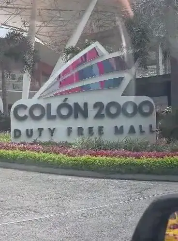 Arriving at the Colón 2000 Duty Free Mall