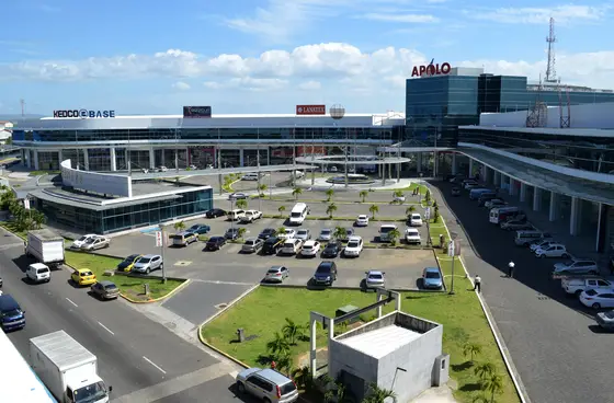 Commercial plaza inside the Colon Free Zone, Panama