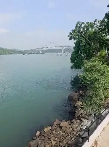 The bay and the anchorage
