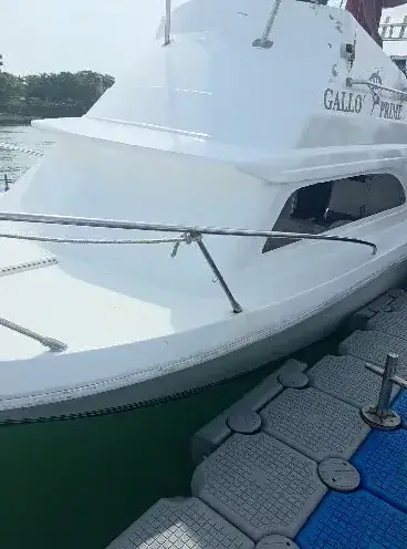 Boarding at the dock