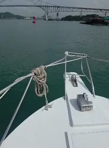 Bow under the Bridge of the Americas